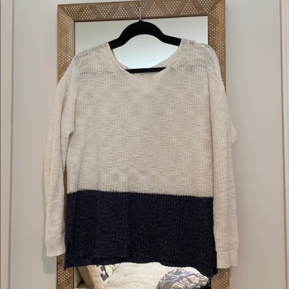 Madewell colorblock sweater